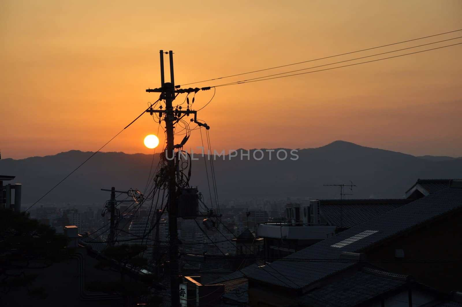 Kyoto sunset