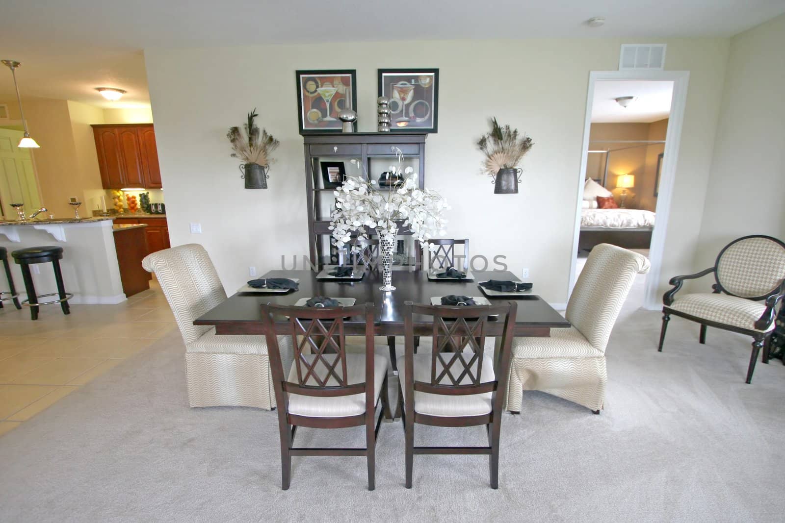 An Interior Shot of a Dining Area.