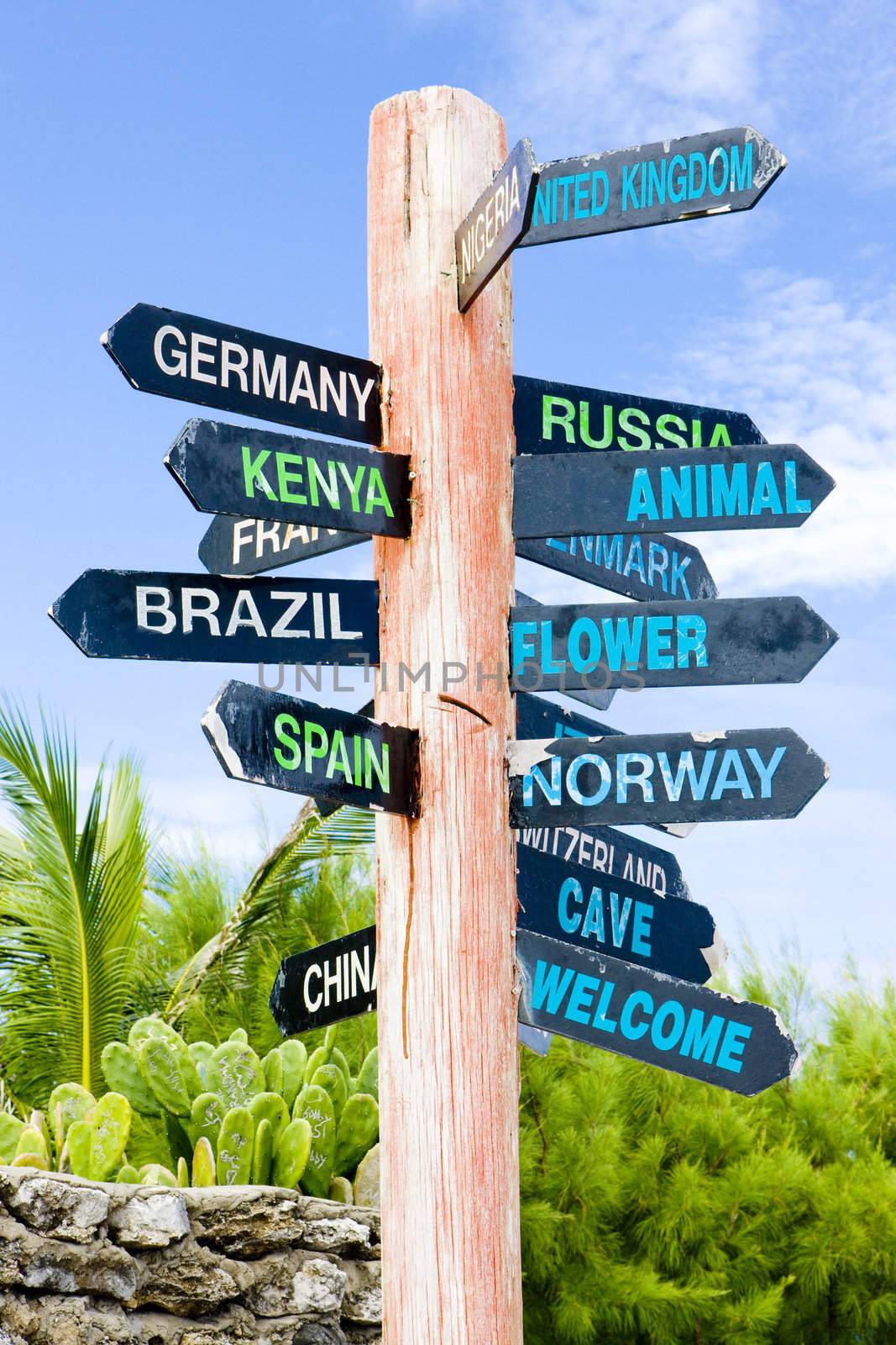 guidepost, North Point, Barbados