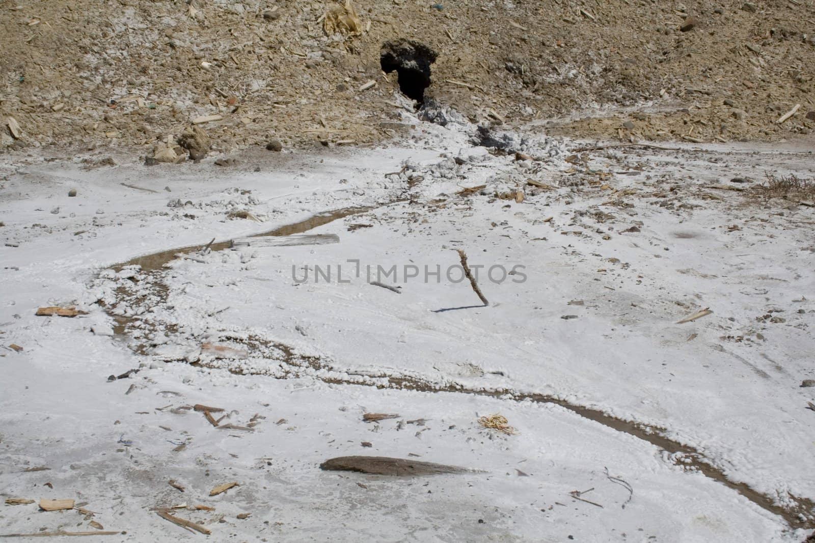 salt texture in salt canyon - transylvania