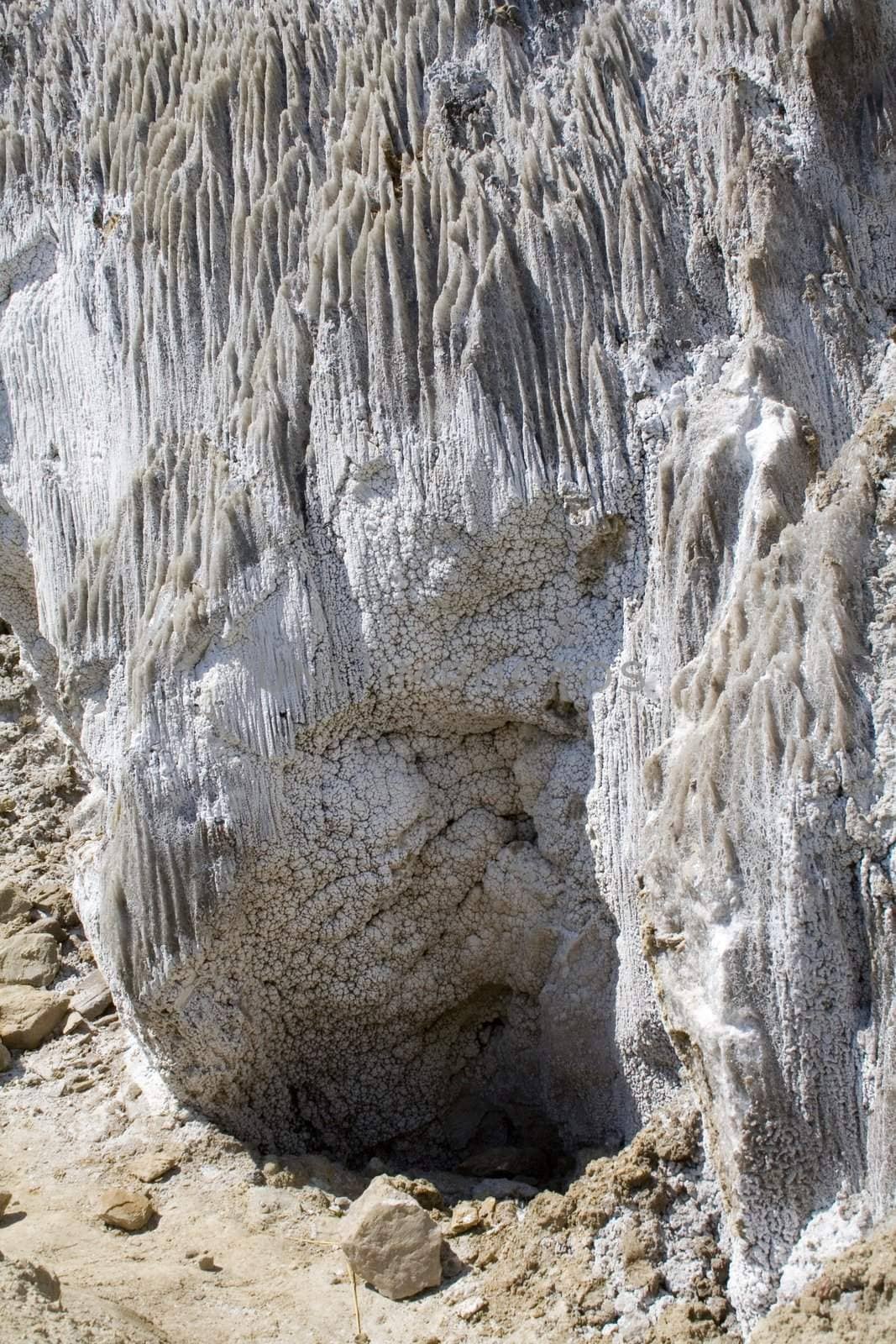 salt texture in salt canyon - transylvania