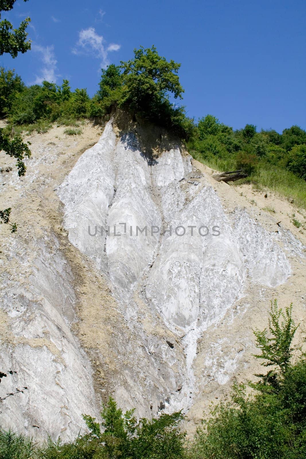 salt texture in salt canyon - transylvania