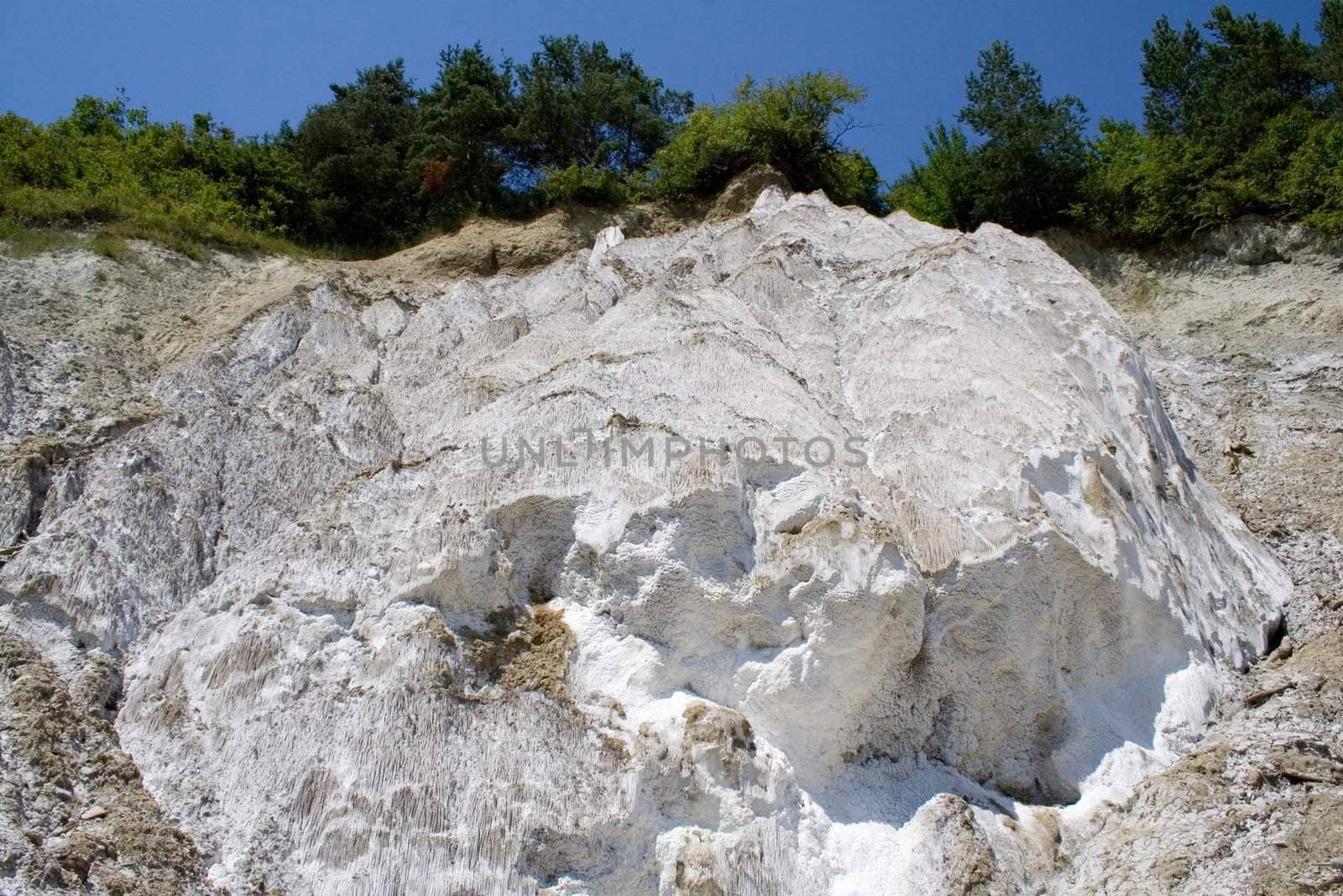 salt texture in salt canyon - transylvania