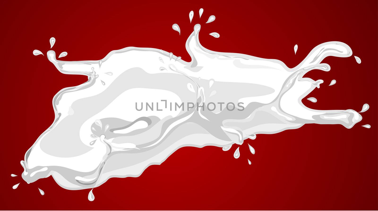 illustration of milk by peromarketing