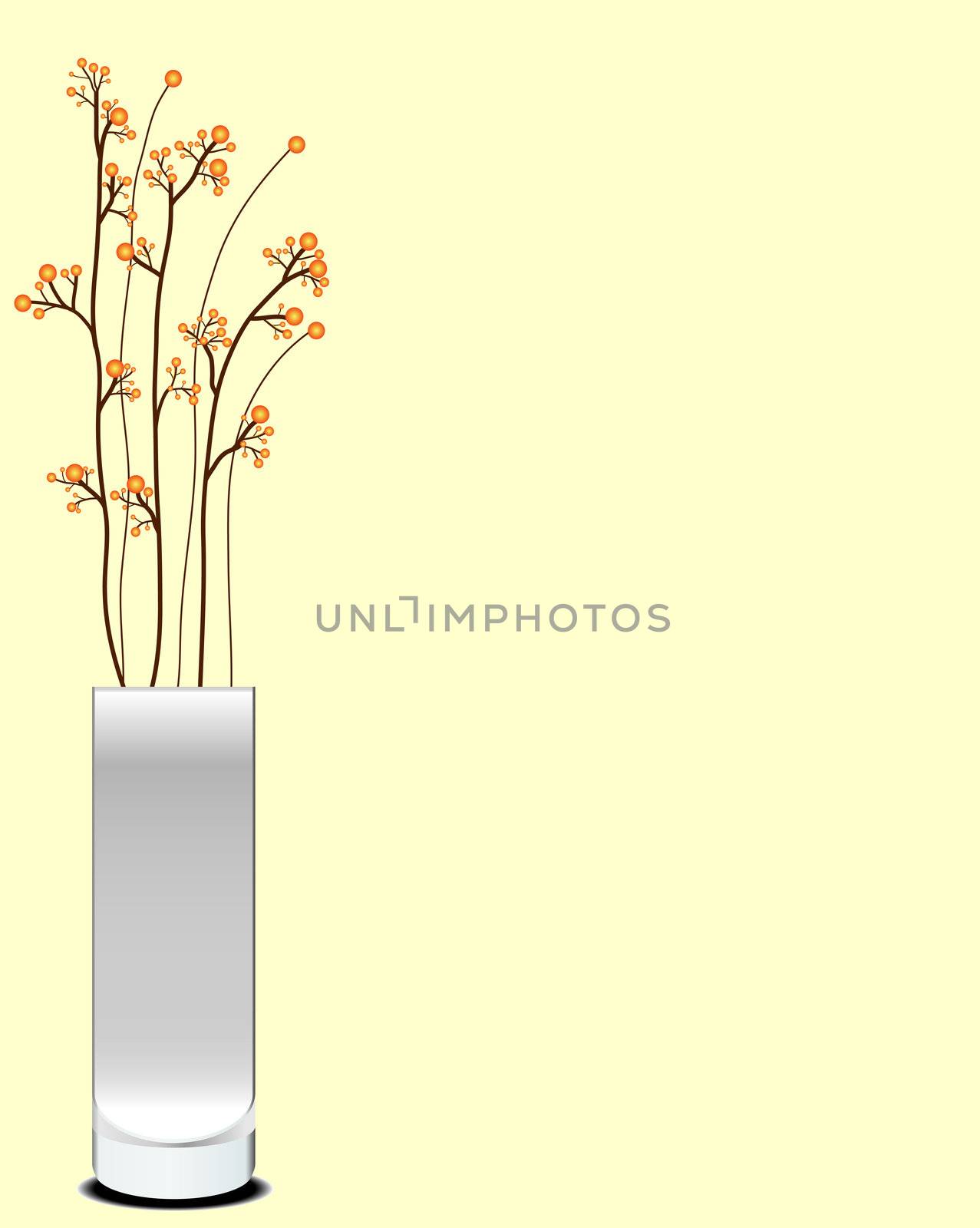 beautiful flowers in a vase by peromarketing