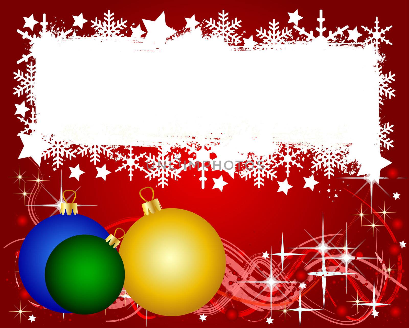 Christmas background with space for your text by peromarketing