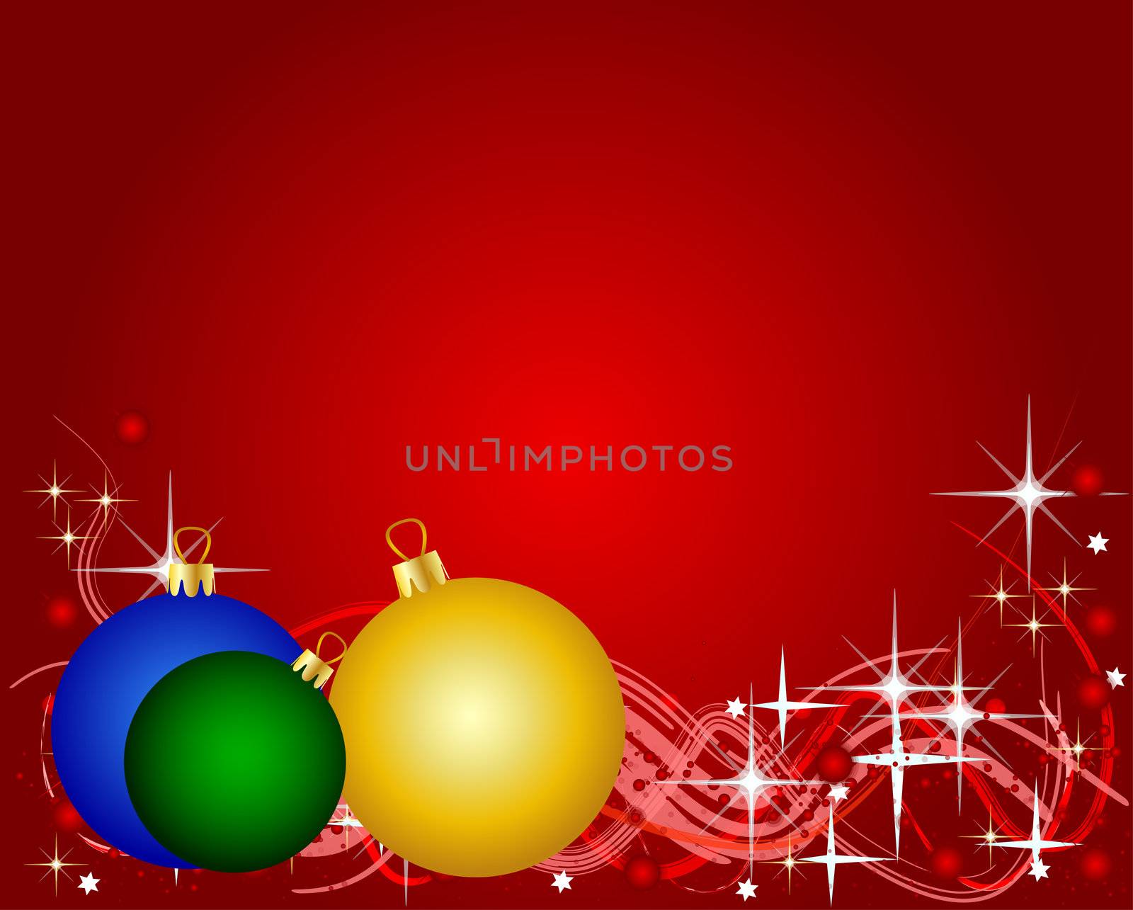 colorful christmas background by peromarketing