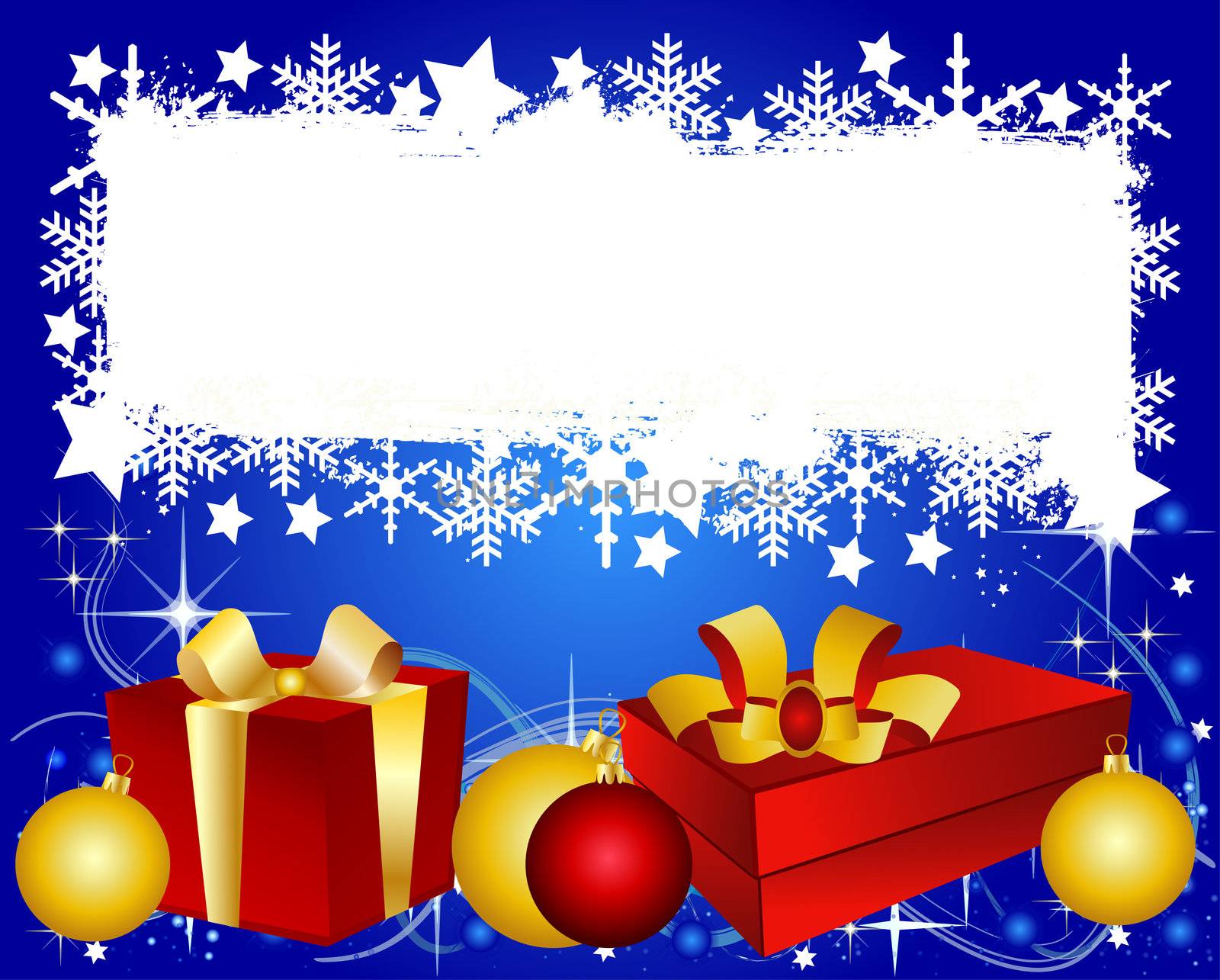 Christmas background with space for your text by peromarketing