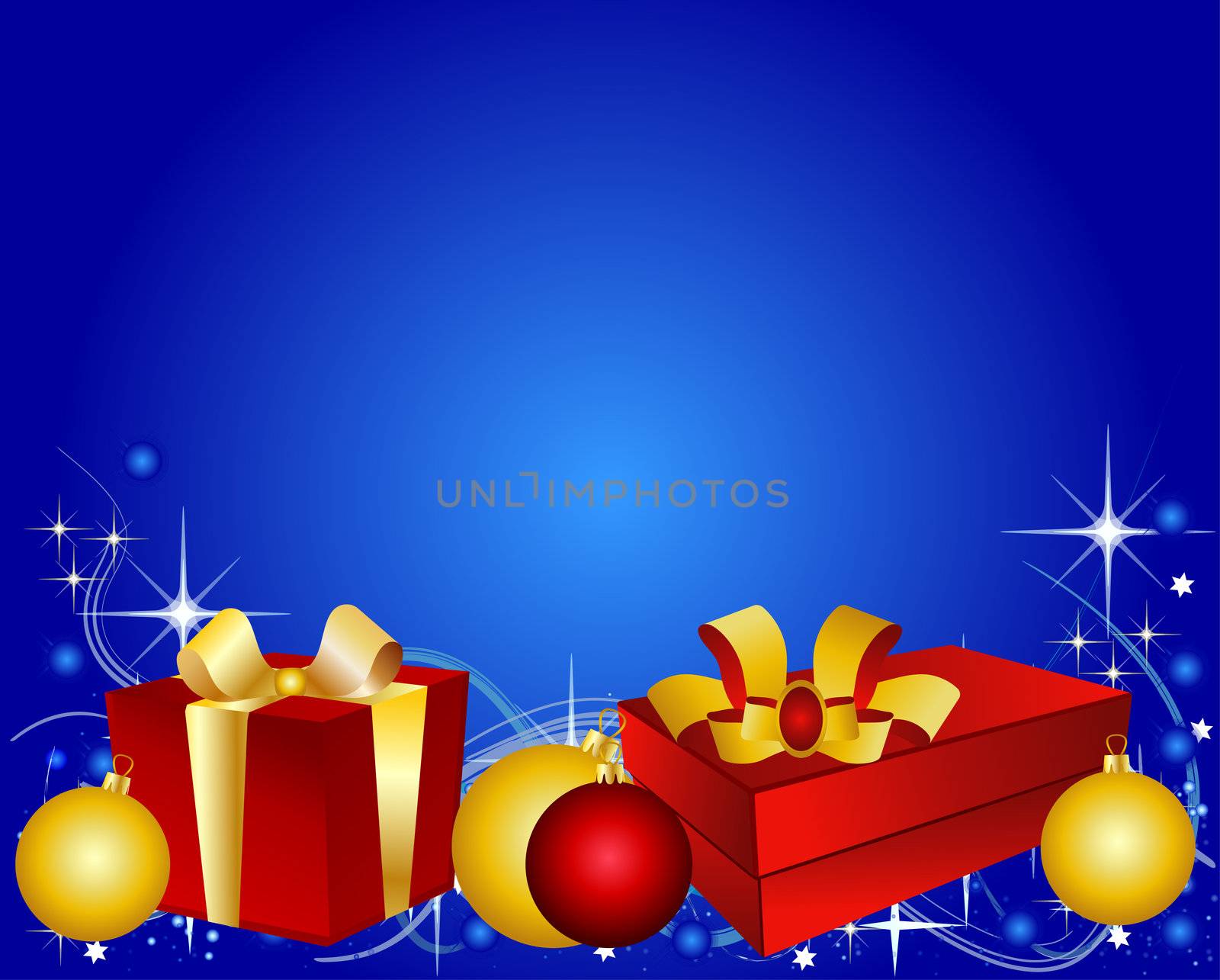 colorful christmas background by peromarketing