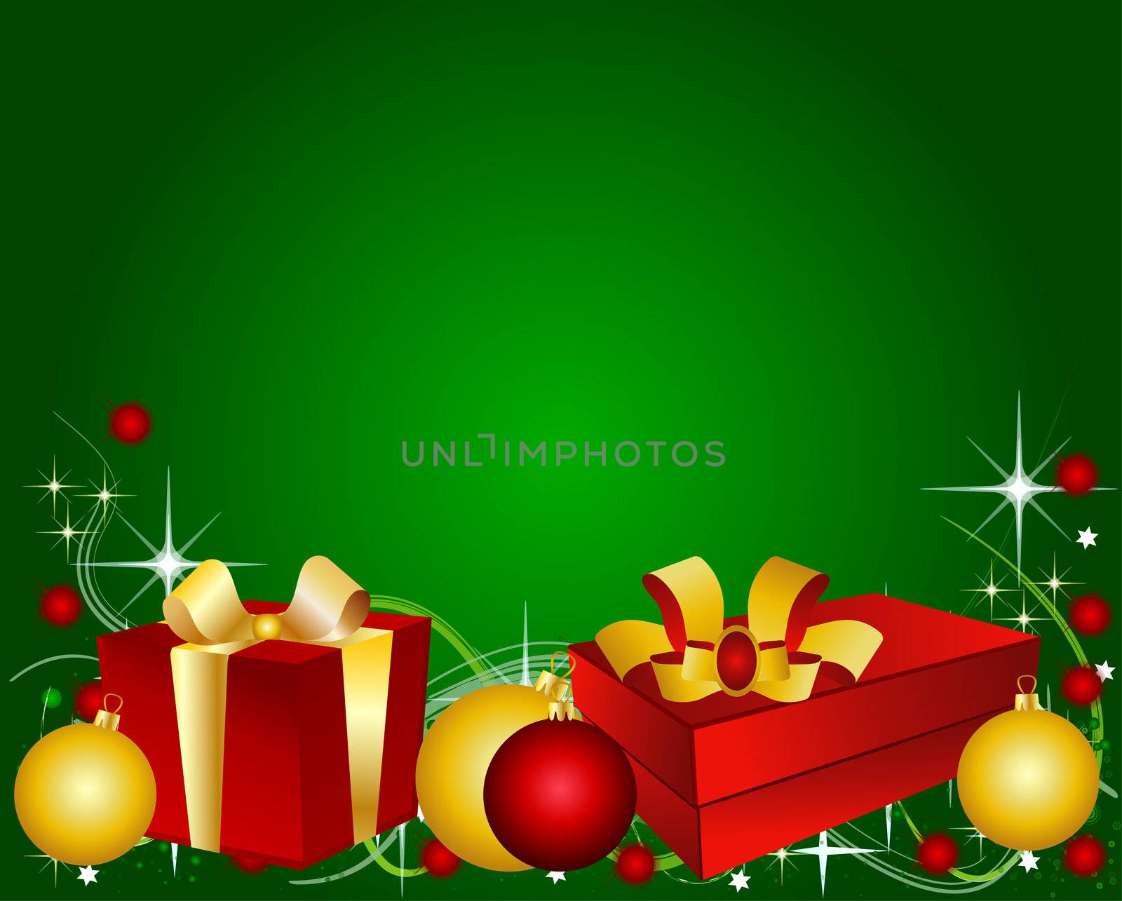 colorful christmas background by peromarketing