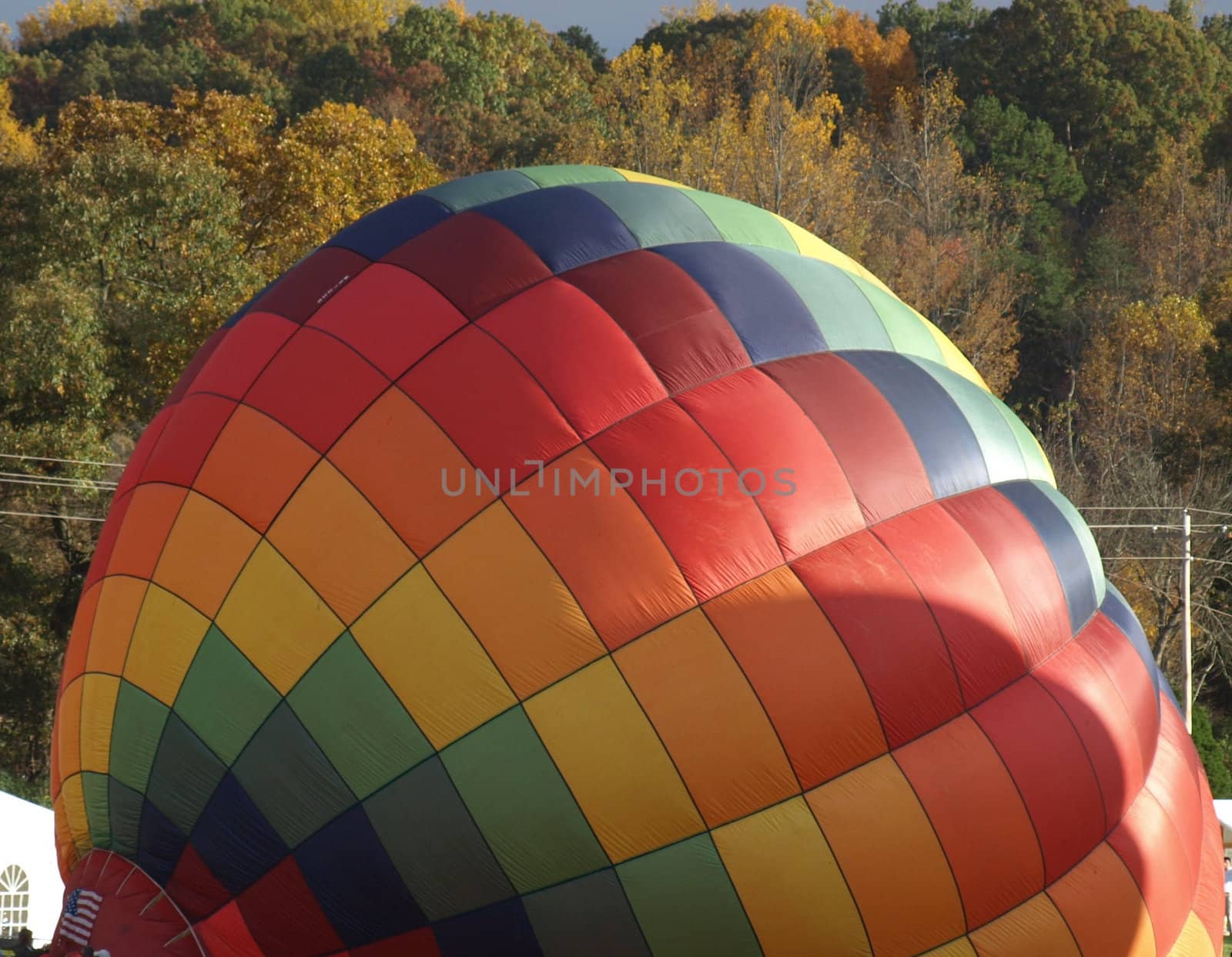 Hot air balloon festival in rural North Carolina.