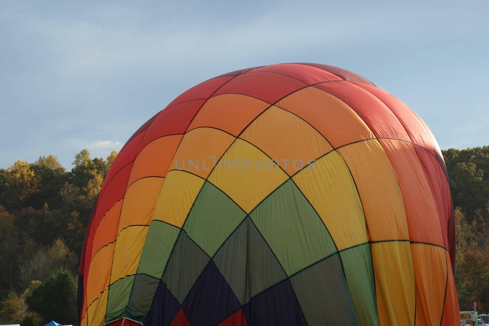 Hot air balloon festival in rural North Carolina.