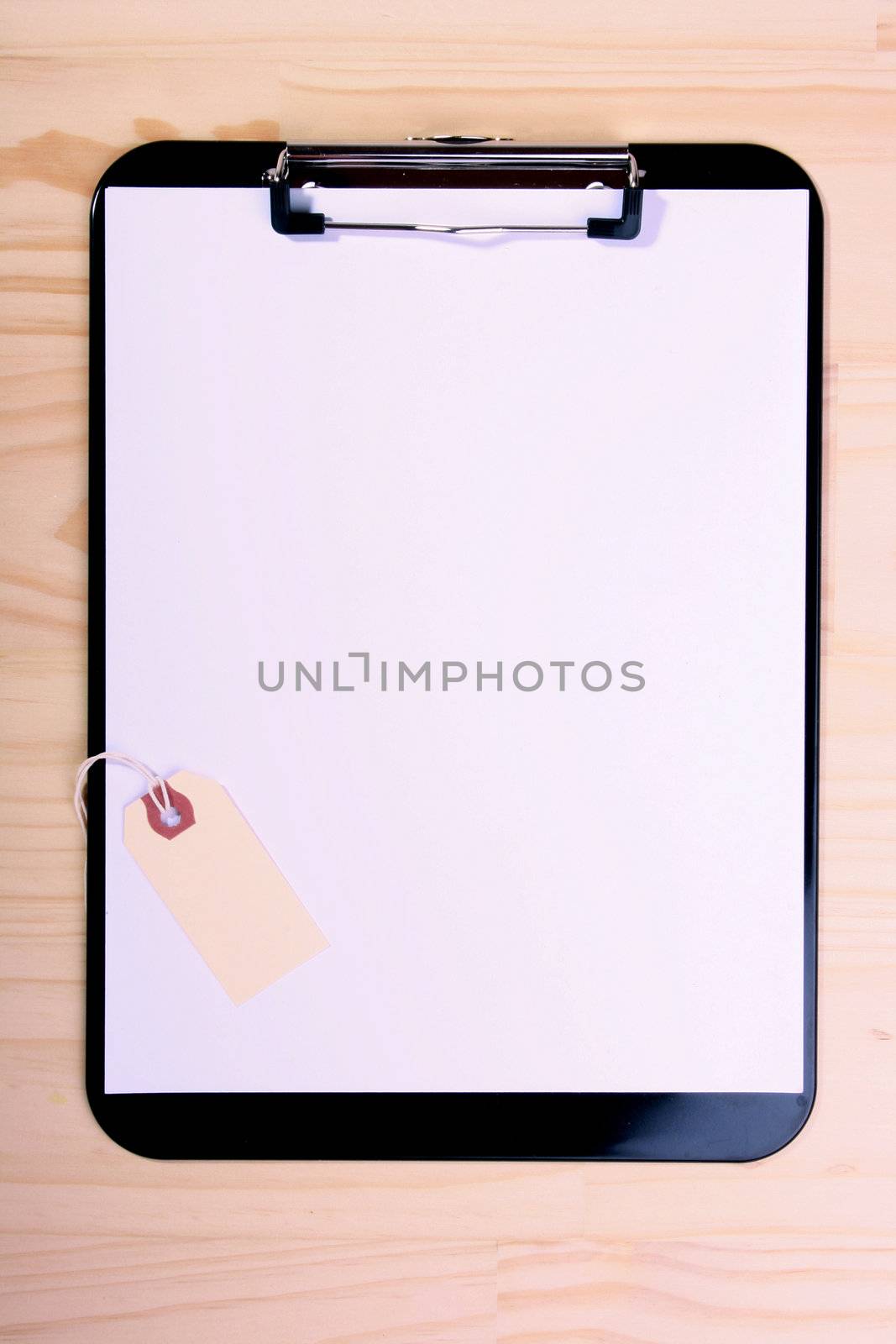 Blank clipboard and label by VIPDesignUSA