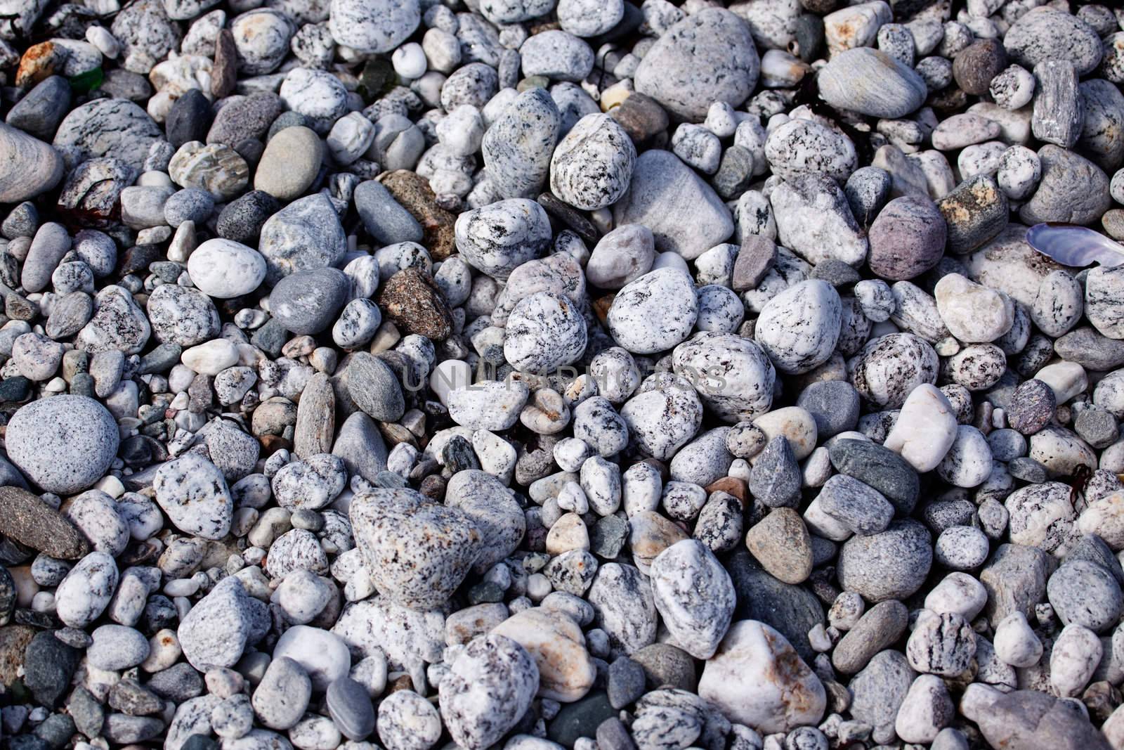 A smooth pebble surface texture background