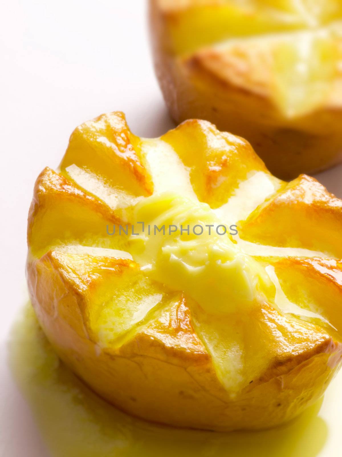 close up of roasted potatoes