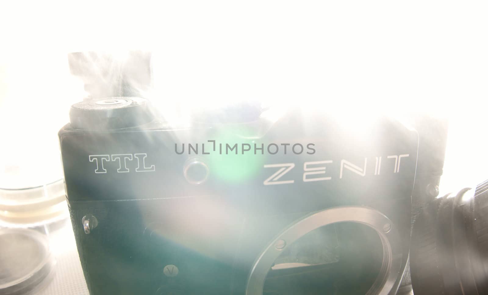 Old Zenit and photo accessories