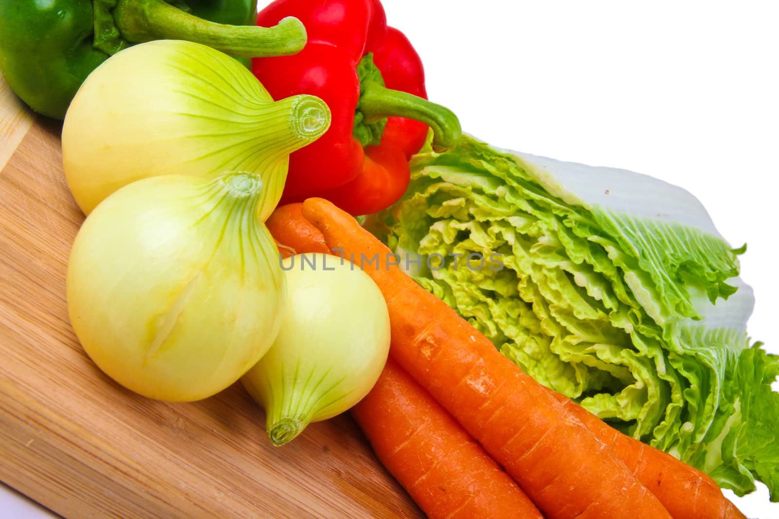 Fresh raw vegetables. Close up