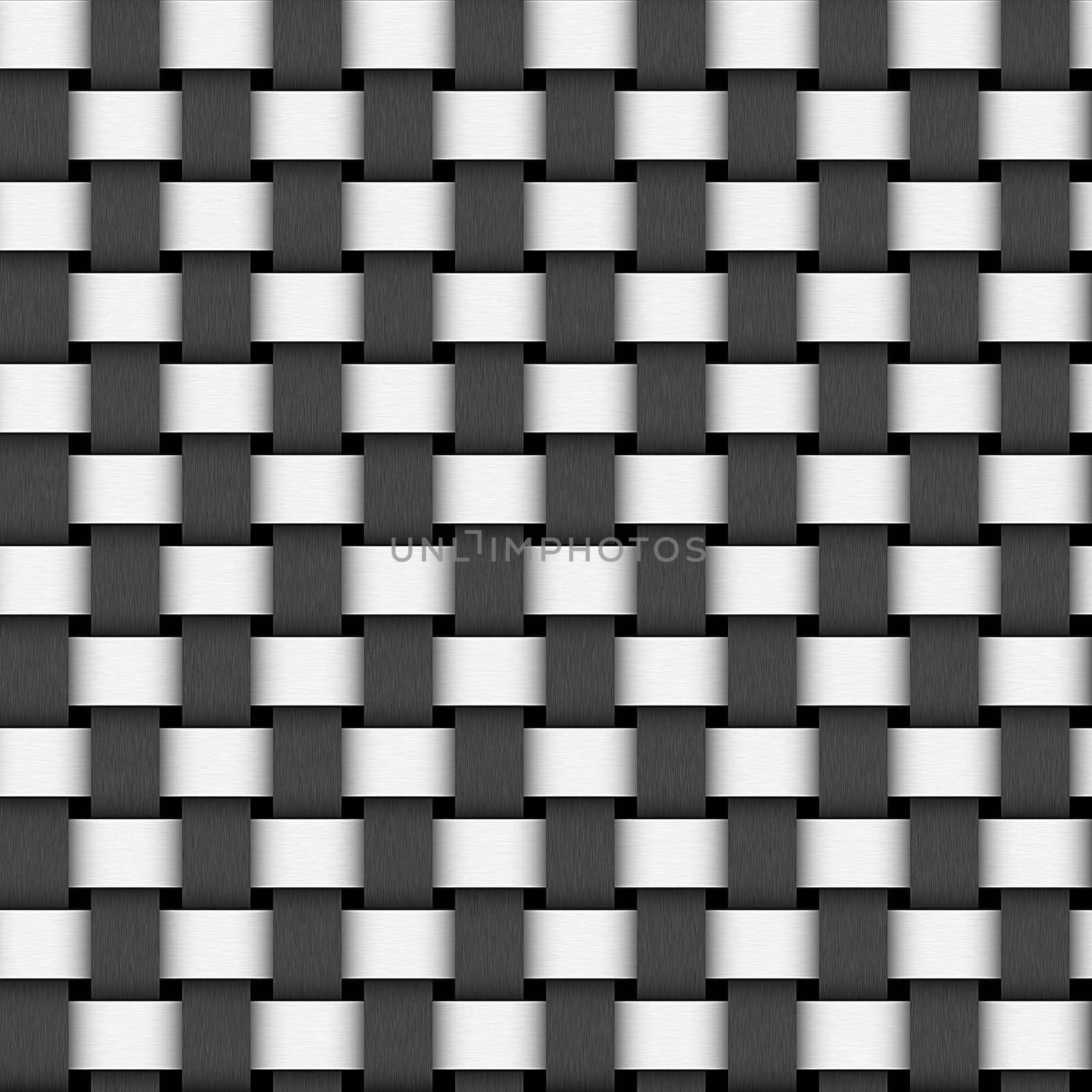 Two colors weave pattern texture in black and white