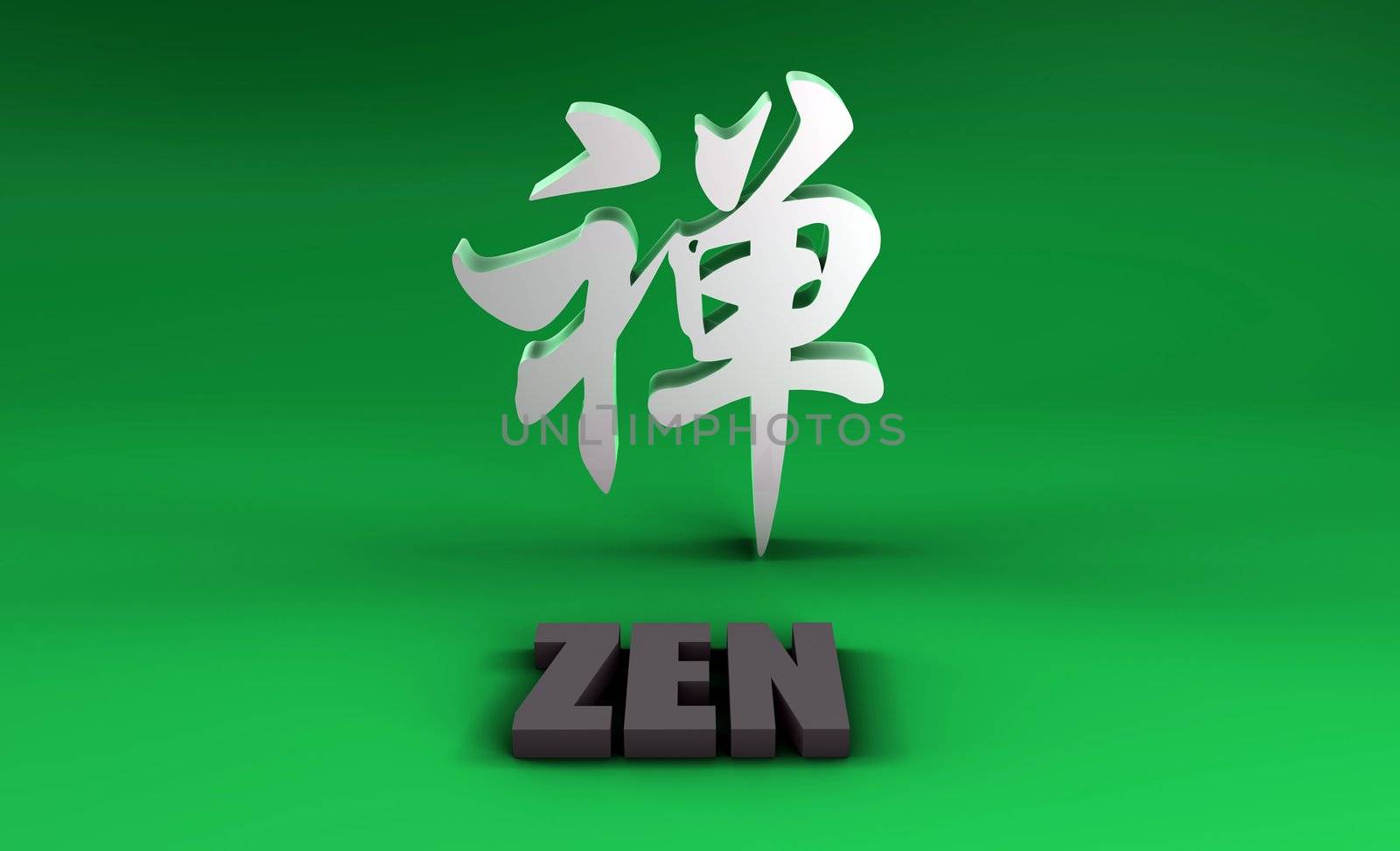 Zen in Kanji by kentoh