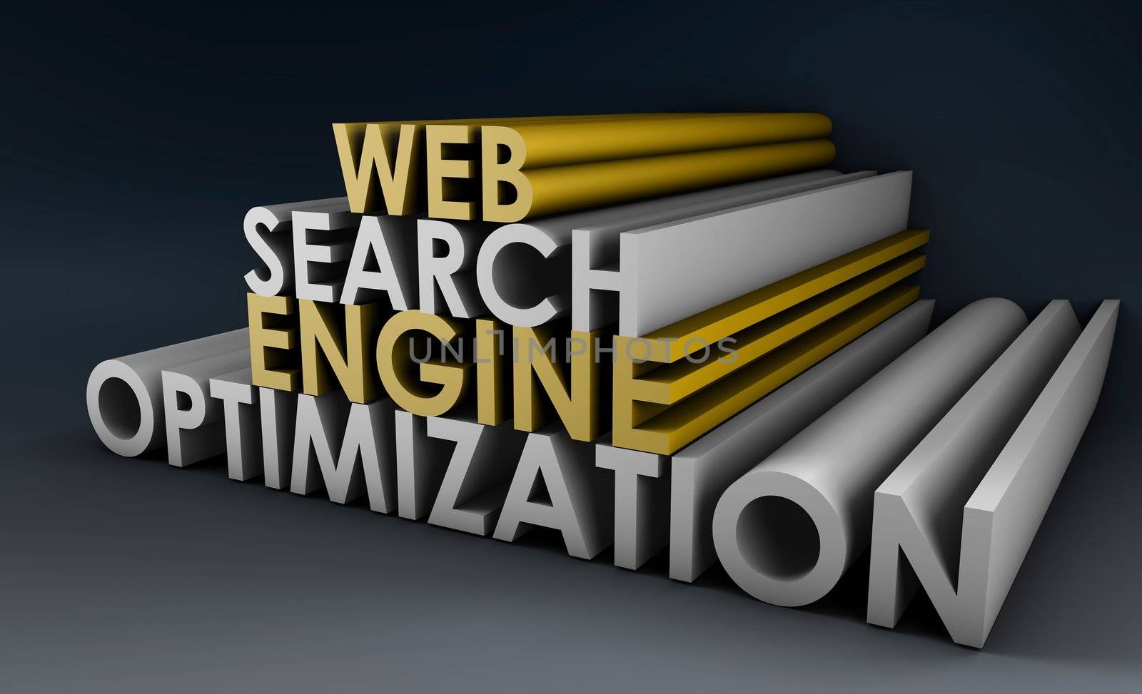 Search Engine Optimization SEO Site Ranking in 3d