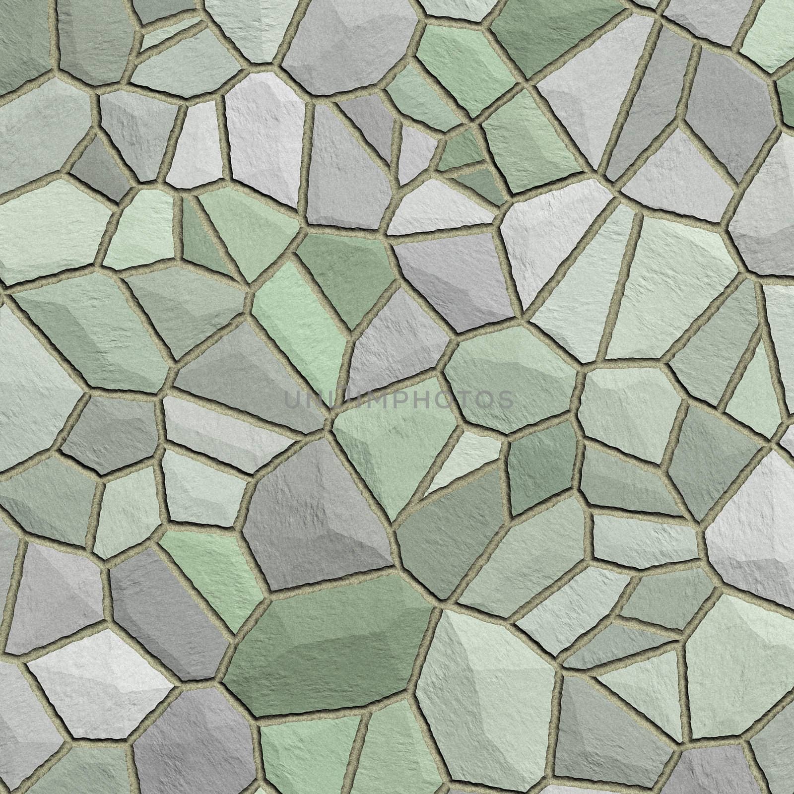 Stones texture in shades of green by kmiragaya