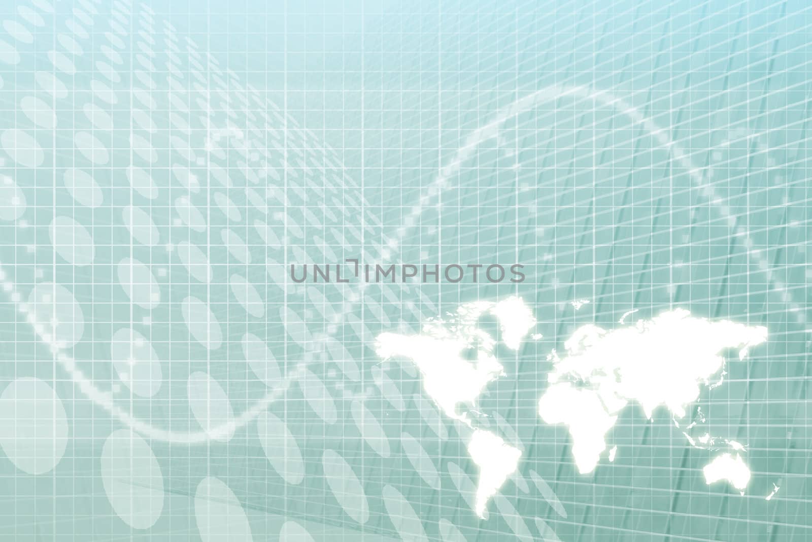 Global Business Abstract Background by kentoh