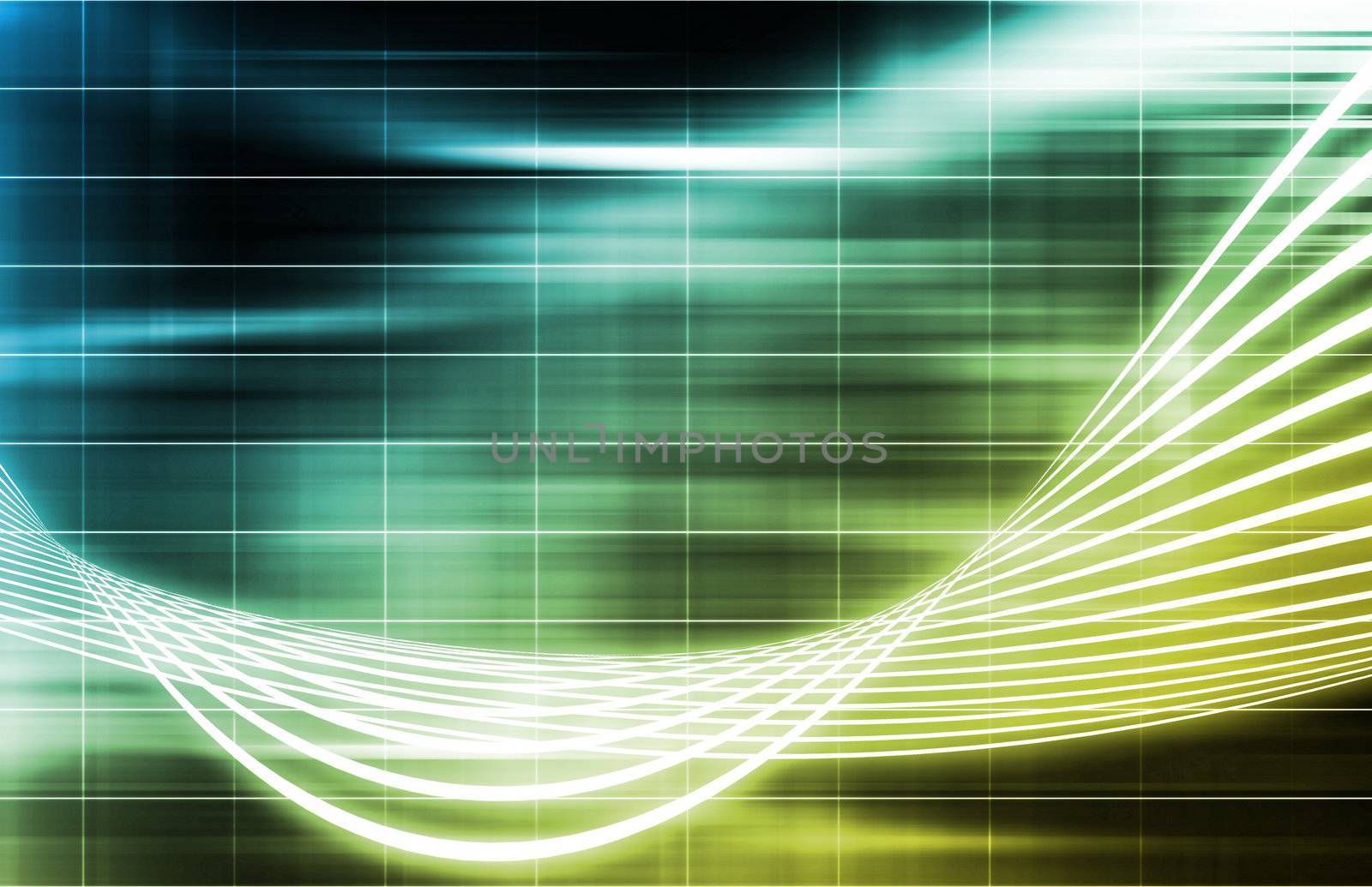 A Futuristic Technology Background With Wild Lines