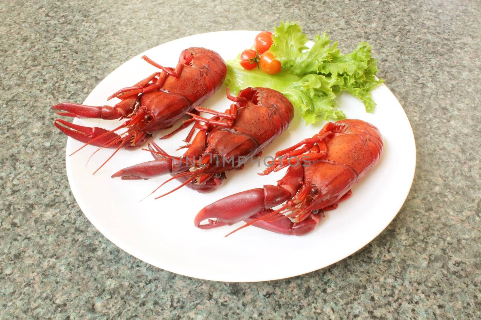 Crawfish Cooked Shellfish Serving as a Meal