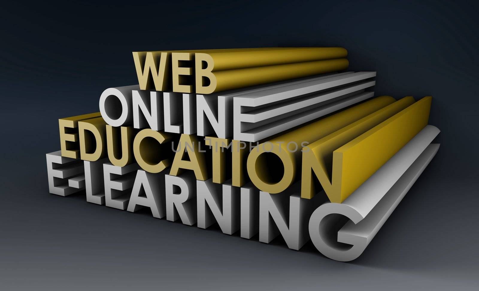 Online Education or Distance Learning in 3d