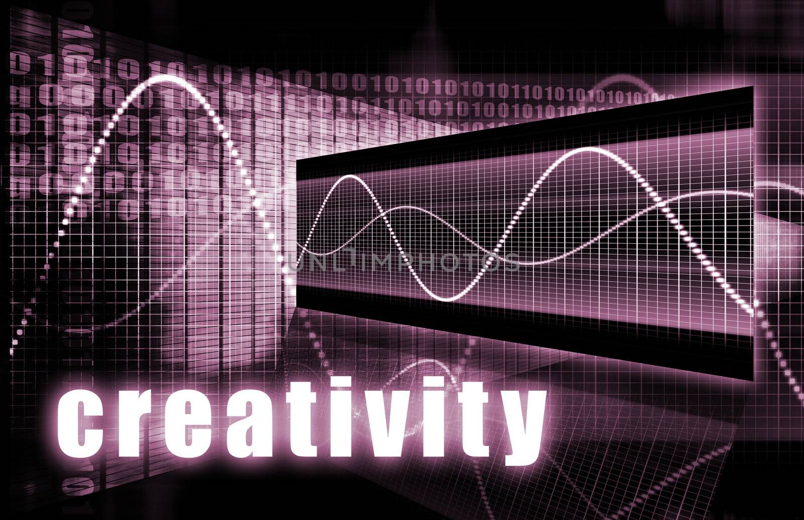 Creativity Business as a Art Concept Background