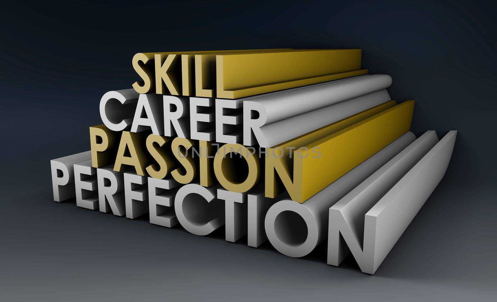 Business Skills For Passion and Career in 3d