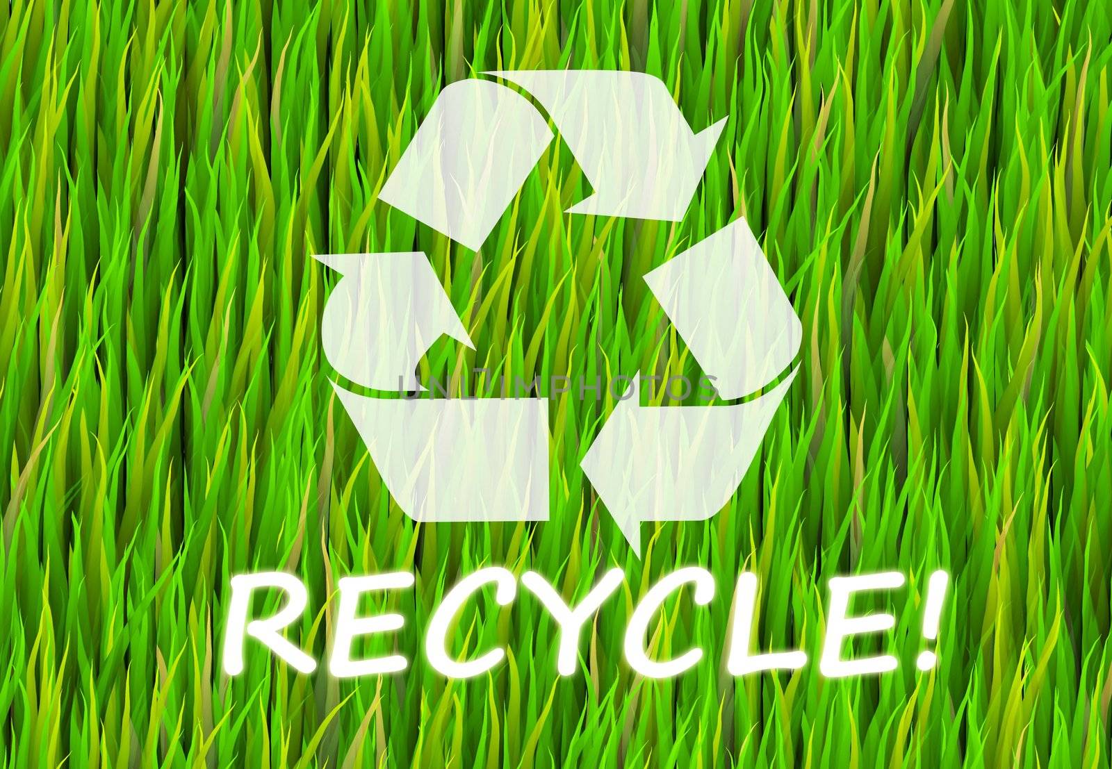 Recycle Now and Natural Now Abstract Background