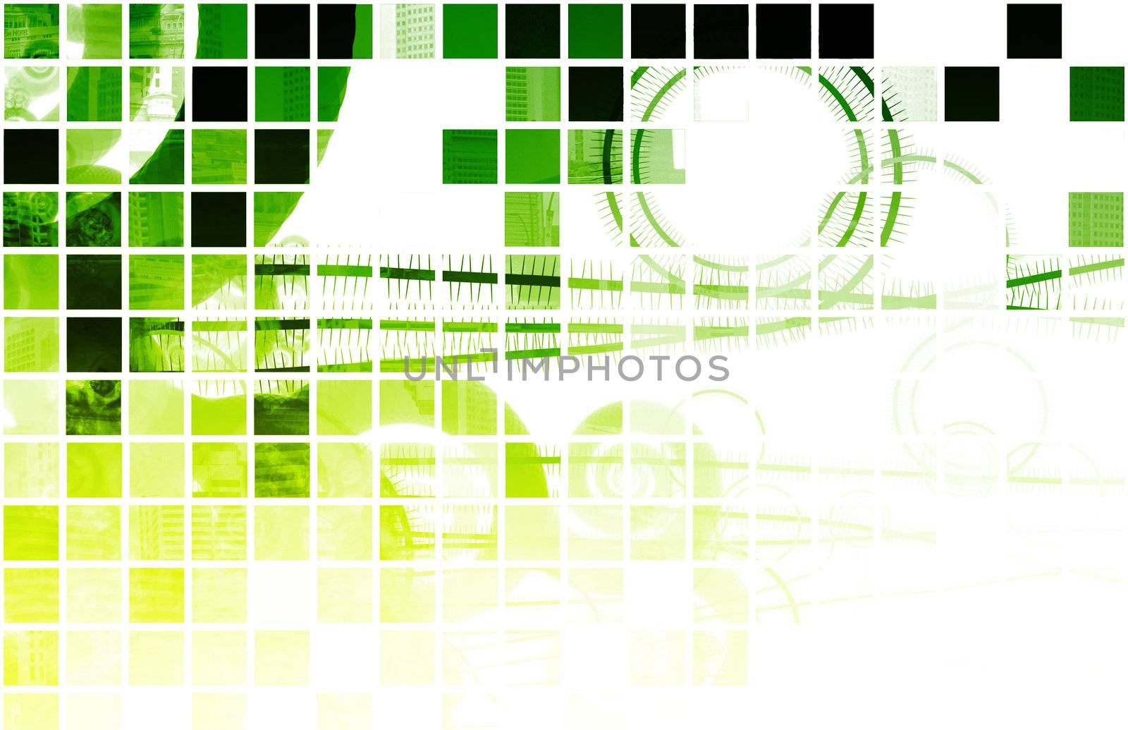 Green Vibrant Abstract Background as a Clip Art