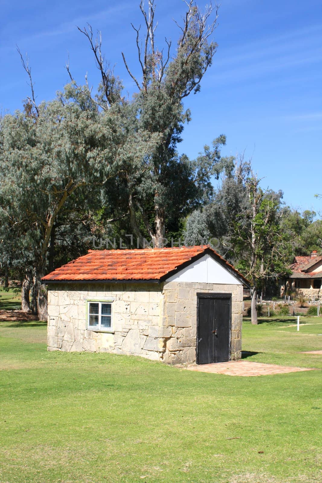 Granary Storage Place in the Farm Countryside