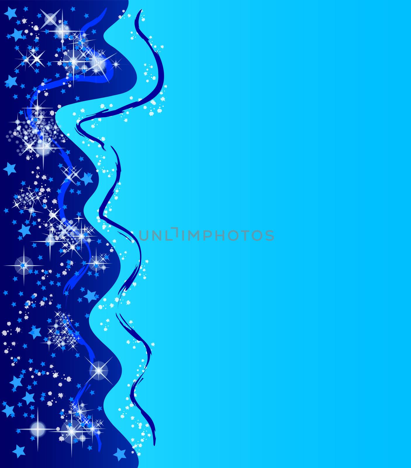 illustration of a abstract christmas background with stars