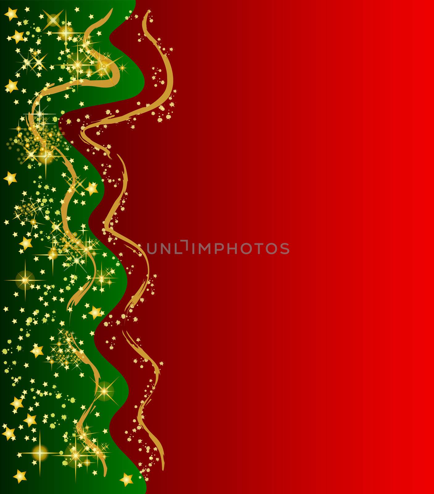 illustration of a abstract christmas background with stars by peromarketing