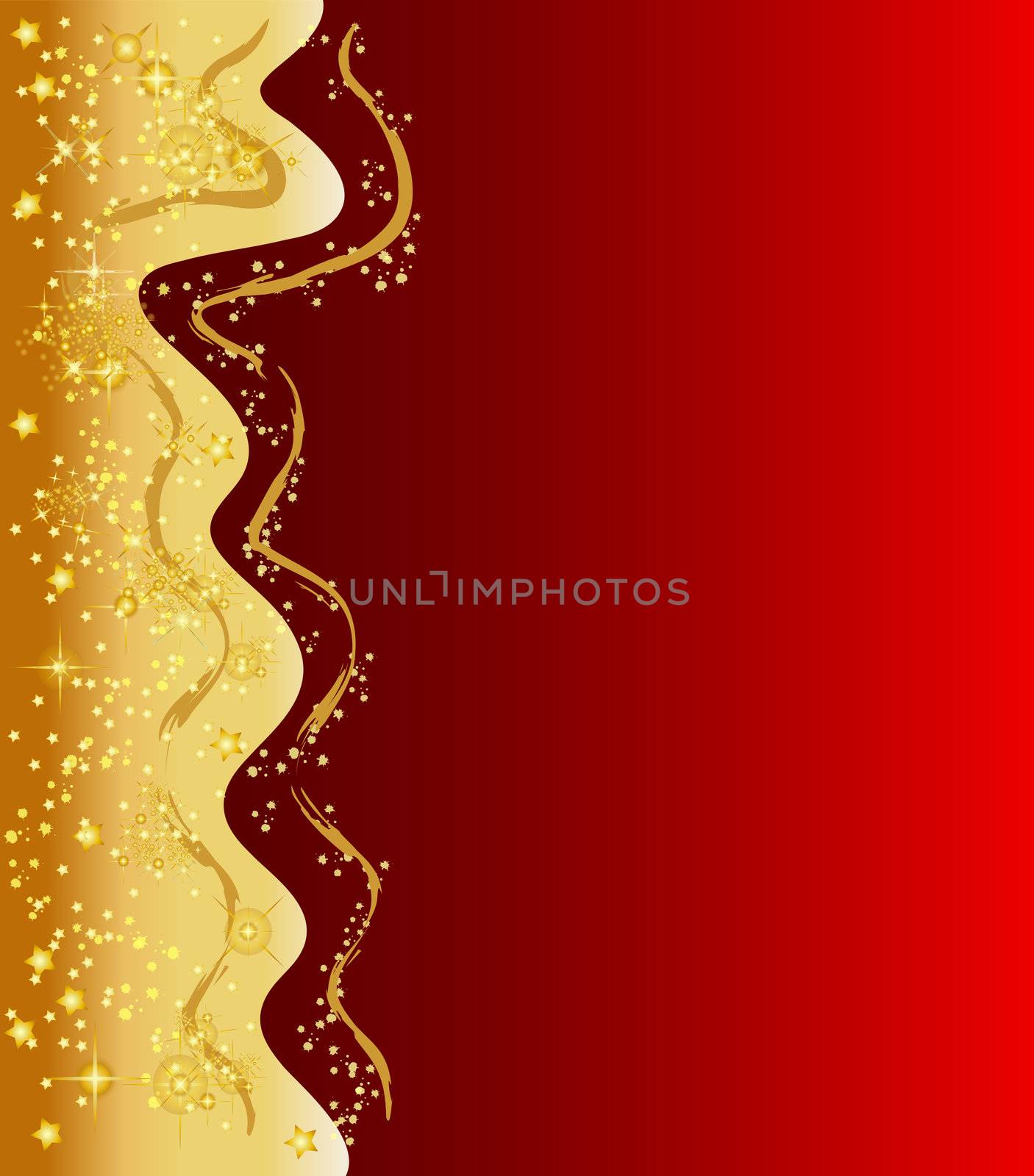 illustration of a abstract christmas background with stars