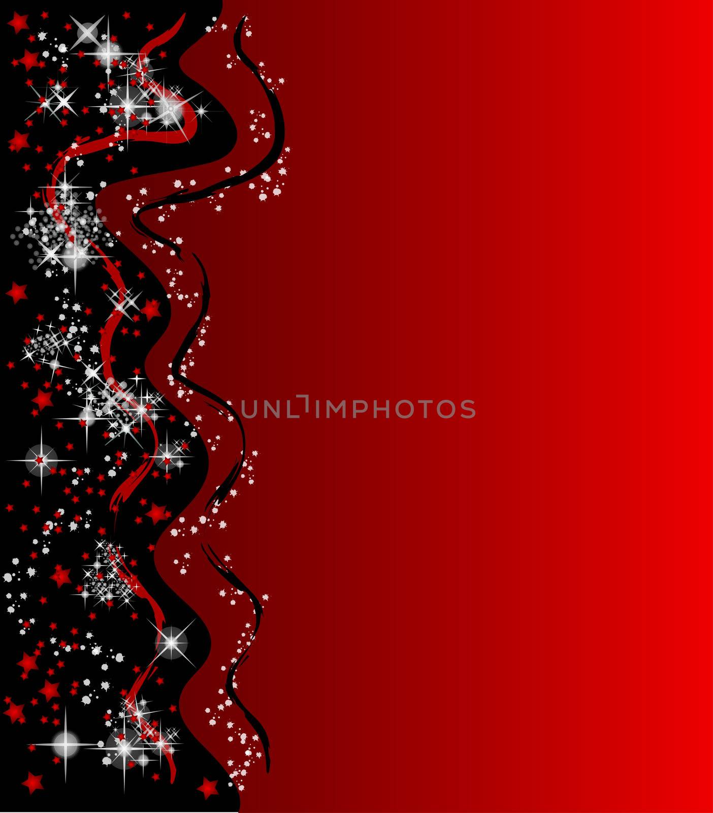 illustration of a abstract christmas background with stars