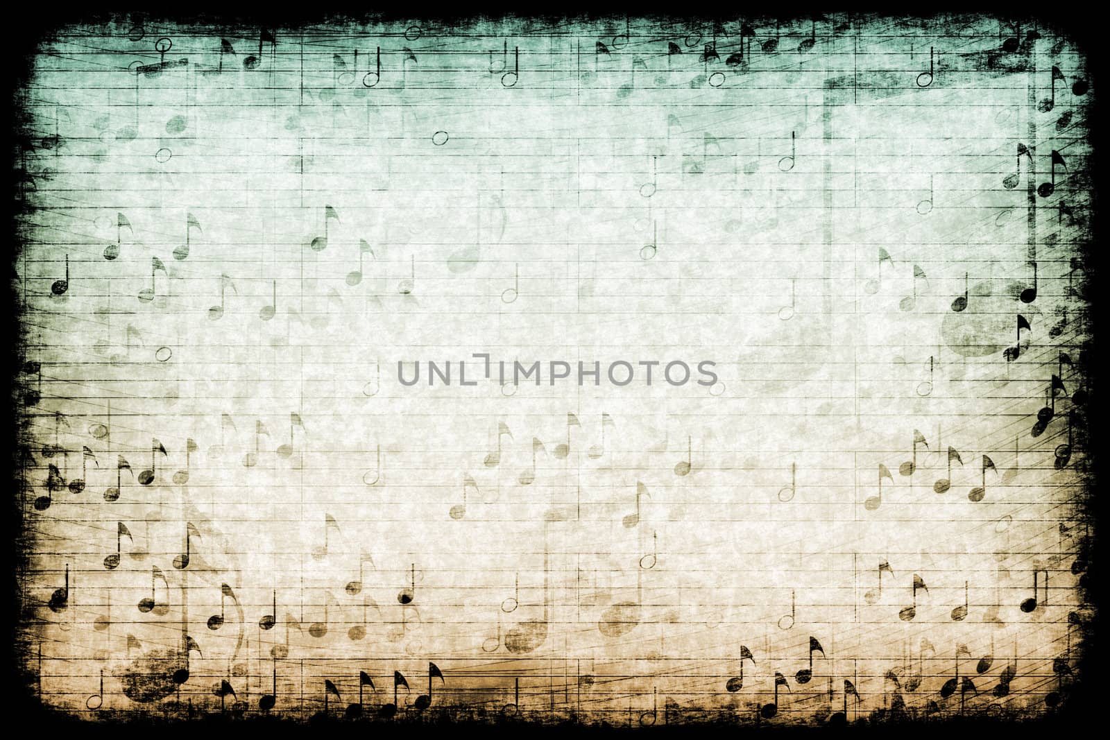 Music Themed Abstract Grunge Background by kentoh