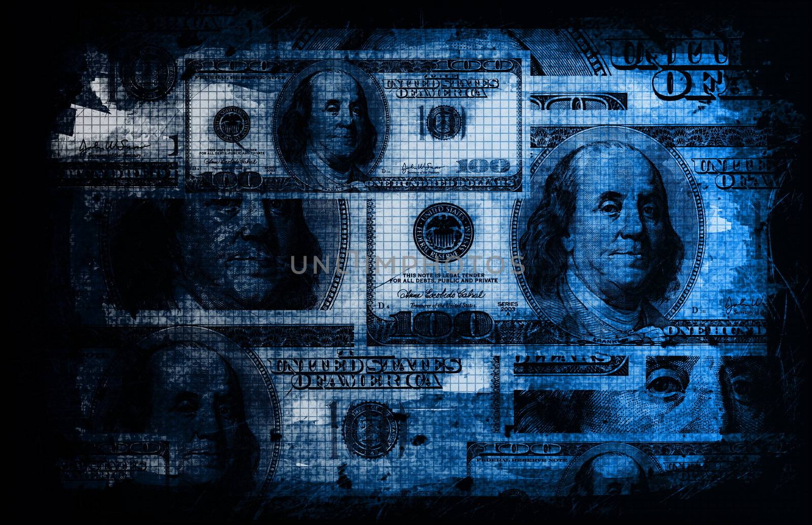 Business Finance US Dollar Bills Economy Abstract