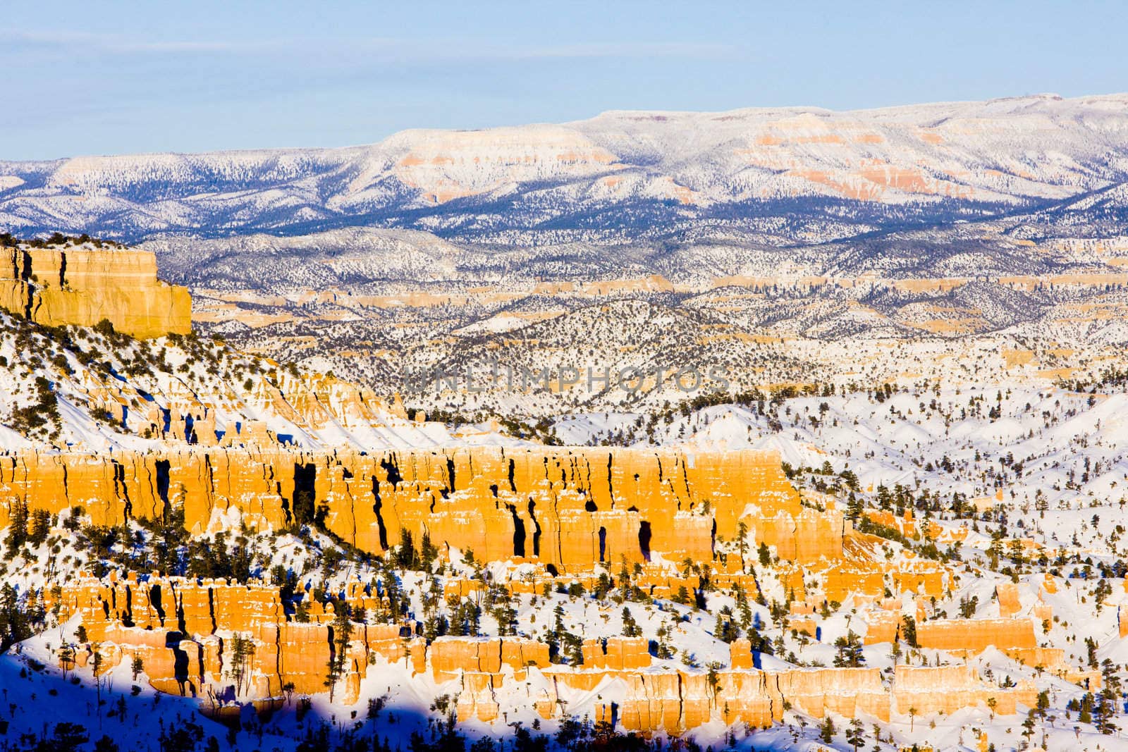 Bryce Canyon National Park in winter, Utah, USA