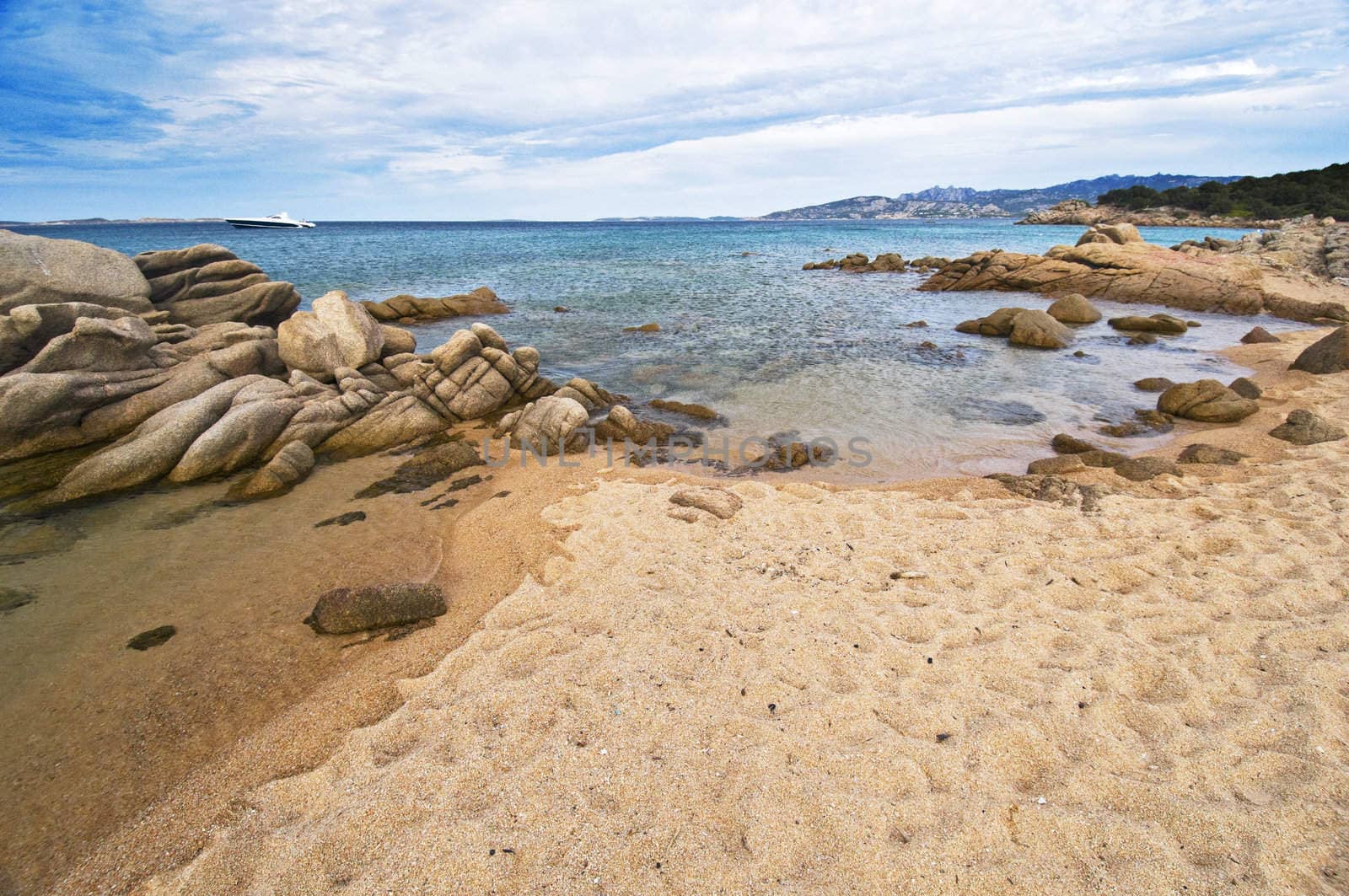 Painted sky in Sardinia coast at sunrice - Best of Italy
