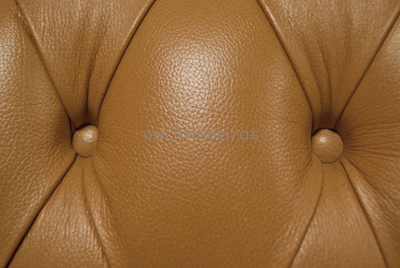 Brown genuine leather upholstery texture. closeup by Larisa13