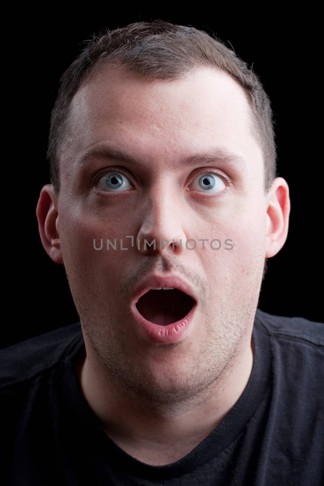 Surprised Shocked Man by graficallyminded
