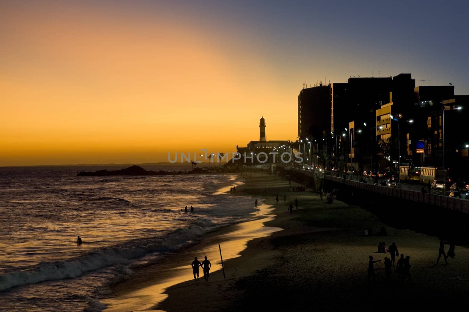 Lighthouse in Salvador de Bahia, Sunset at Barra Beach - Best of Brasil