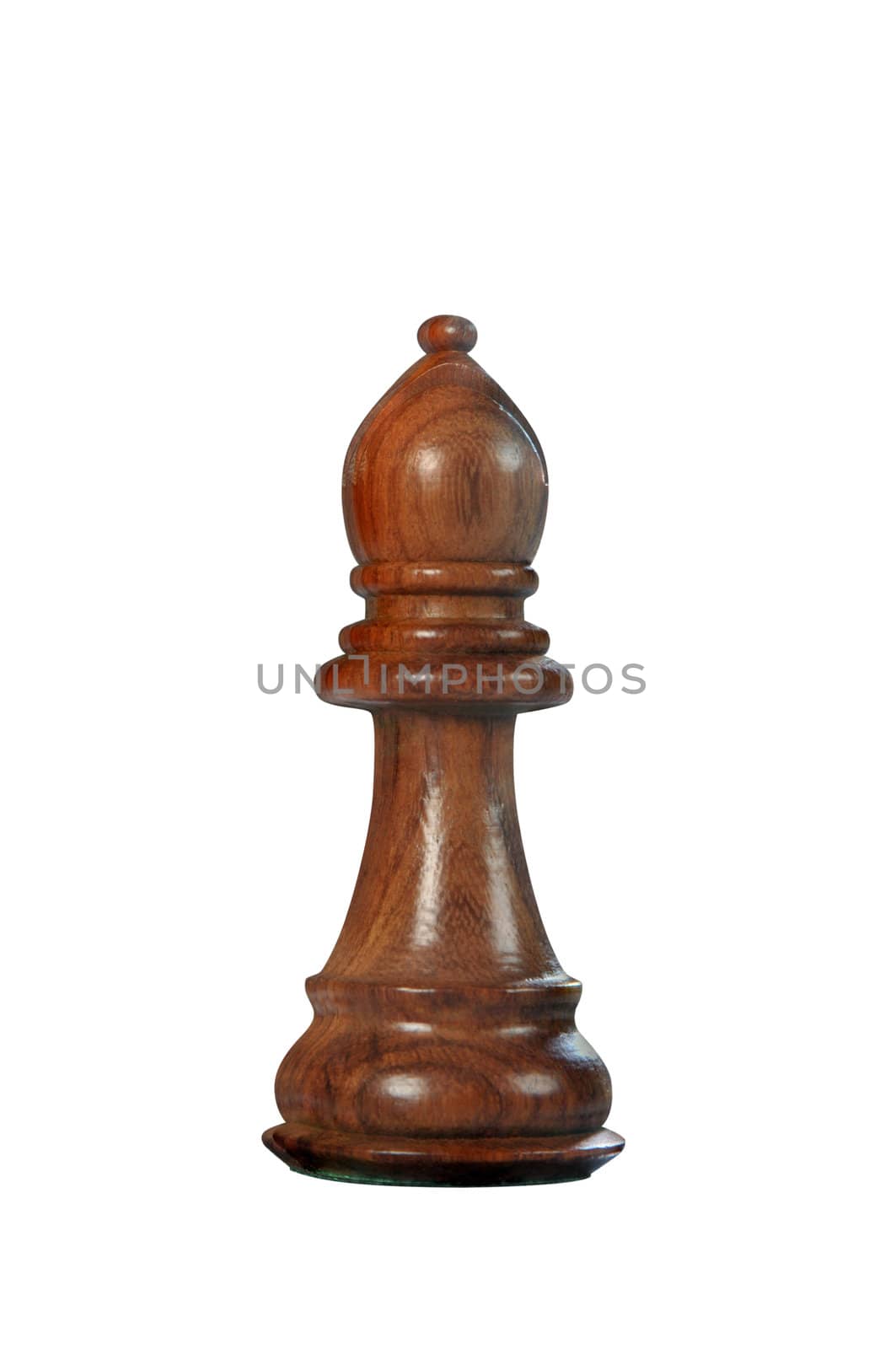 Wooden Chess: bishop (black) by dyoma