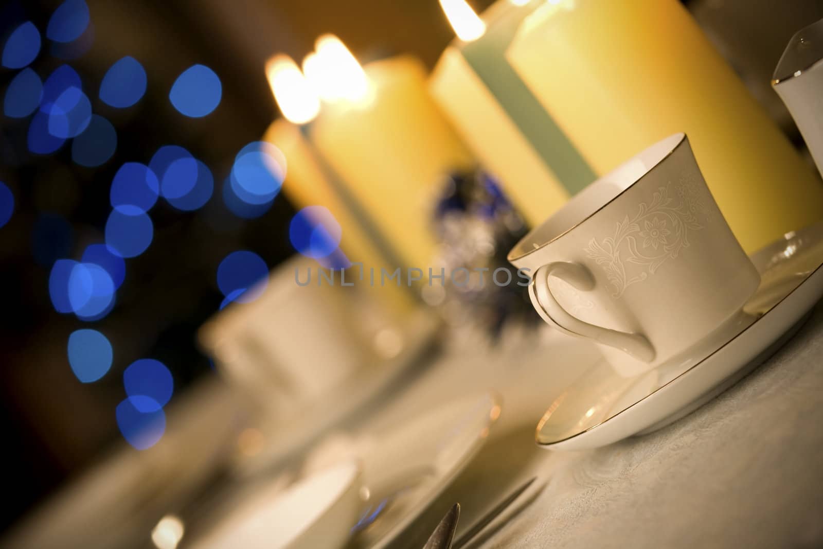Simple but elegant Christmas table setting  by jarenwicklund