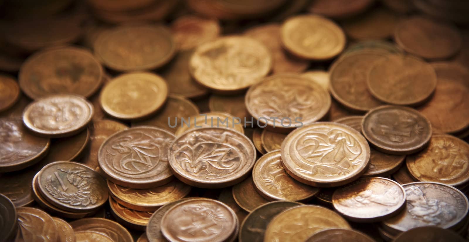 old one and two cent pieces