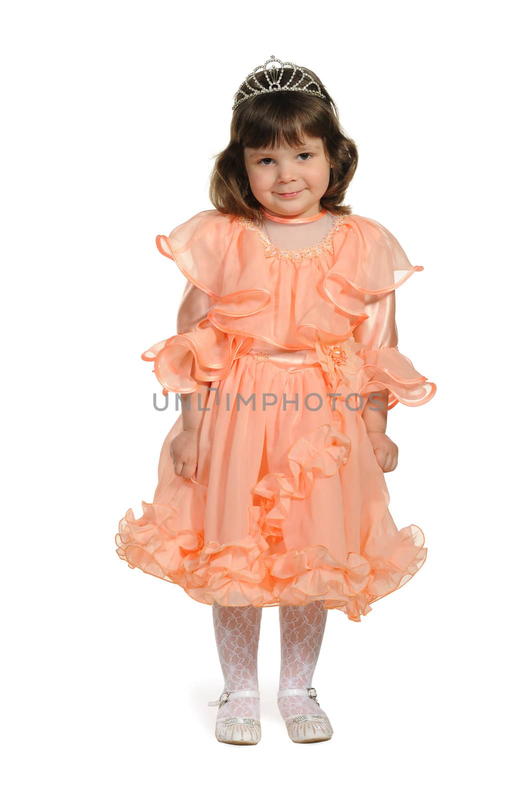 Pretty the little girl full body portrait by galdzer