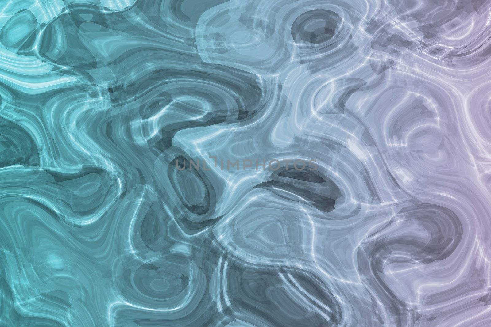 Alien Soothing Liquid Metal Water Abstract Background